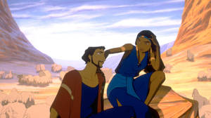 Moses Teasing Tzipporah The Prince Of Egypt Wallpaper