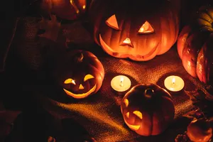 Most Scary Orange Halloween Pumpkins Wallpaper