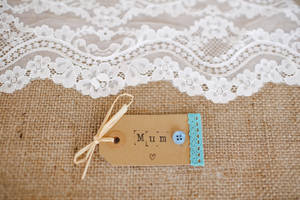 Mothers Day Tag With Lace Wallpaper