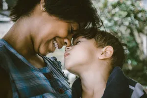Mothers Day With Son Wallpaper