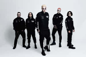 Motionlessin White Band Portrait Wallpaper