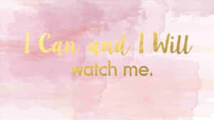 Motivational Quote Rose Gold Laptop Wallpaper