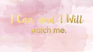 Motivational Quote Rose Gold Laptop Wallpaper