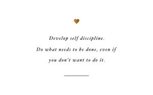 Motivational Quotes Aesthetic Self Discipline Wallpaper