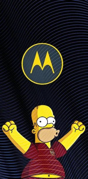 Motorola And Simpson Wallpaper