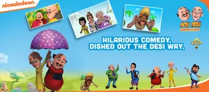 Motu Patlu Characters Wallpaper