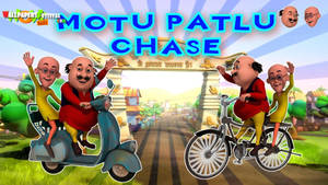 Motu Patlu Chase Wallpaper