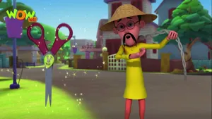 Motu Patlu Farmer Wallpaper