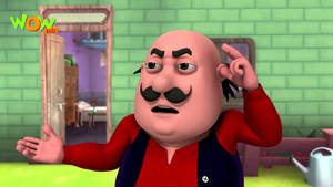 Motu Patlu In Deep Thought Wallpaper