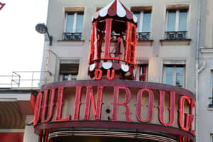 Moulin Rouge Iconic Entrance Sign Wallpaper