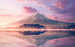 Mount Fuji Perfect Conical Volcano Wallpaper