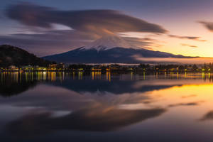 Mount Fuji Reflection Wallpaper