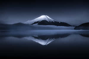 Mount Fuji Reflection On Lake Wallpaper