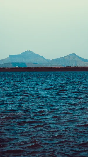 Mountain And Sea Iphone Stock Wallpaper