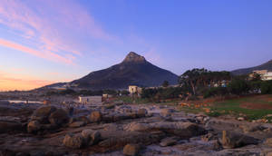 Mountain Landscape In Cape Town Wallpaper