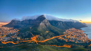 Mountain Peak In South Africa Wallpaper