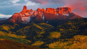 Mountain Peaks In Denver Wallpaper