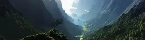 Mountain Valley Dual Monitor Wallpaper