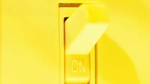 Mounted Switch Yellow Color Wallpaper