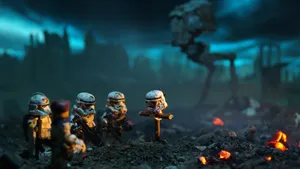 Mourning Lego Stormtroopers Wallpaper