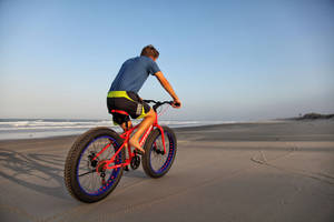Mozambique Bicycle Rider Wallpaper