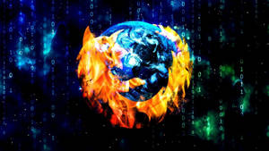 Mozilla Firefox Matrix Browser Wallpaper