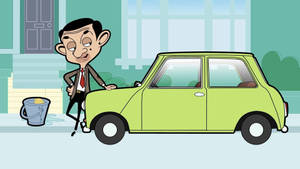 Mr. Bean Car For Irma Wallpaper