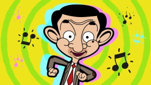 Mr. Bean Cartoon Music Background Wallpaper