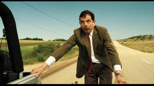 Mr. Bean Cycle Race Movie Still Wallpaper
