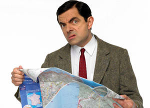 Mr. Bean Holiday Map Wallpaper