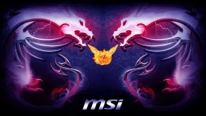 Msi Double Dragon Wallpaper