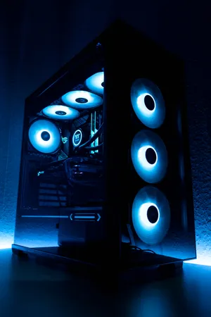 Msi Thermaltake Neon Lights Wallpaper