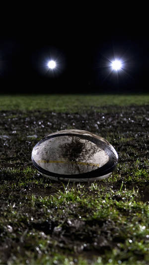 Muddy Rugby Ball Photography Wallpaper