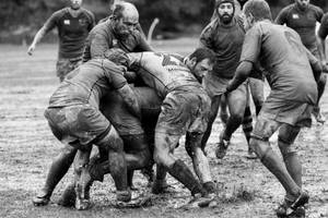Muddy Rugby Maul Photography Wallpaper