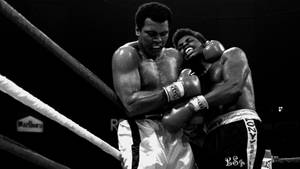 Muhammad Ali Boxing Clinch Wallpaper