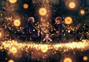 Muichiro Tokito Fireflies Wallpaper