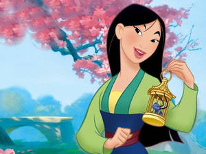 Mulan And Crikee Wallpaper