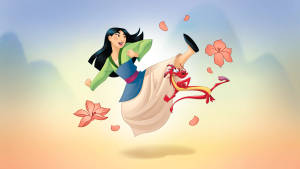 Mulan Beautiful Princess Sidekicks Wallpaper
