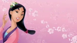 Mulan Pink Cherry Blossom Wallpaper