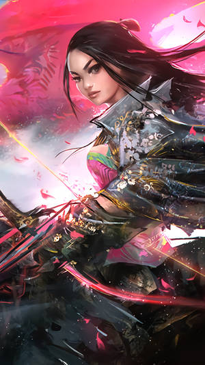 Mulan Warrior 3d Art Wallpaper