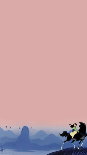 Mulan With Horse Wallpaper