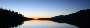 Multi Monitor Calm Lake During Sunset Wallpaper
