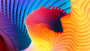 Multicolor Spiral Wallpaper