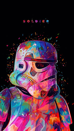 Multicolor Stormtrooper Wallpaper