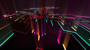 Multicolored Abstract Led 4k Wallpaper