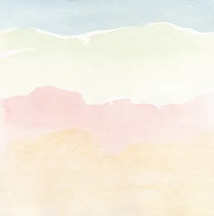 Multiple Shades Of Calming Blue Pastel Watercolors Wallpaper