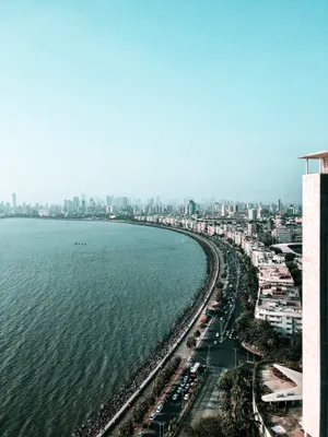 india #mumbai trident hotel #road #necklace #hotel marine lines #skyline  #city #sky #sea #view #4K #wallpaper #hdwallpaper … | Aerial view, Mumbai,  Places to visit