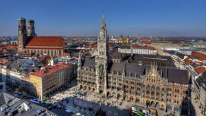 Munich City Germany Old Buildings Wallpaper