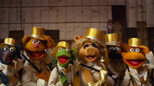 Muppets Most Wanted Gold Top Hats Wallpaper