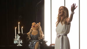 Muppets Most Wanted Singing With Celine Dion Wallpaper